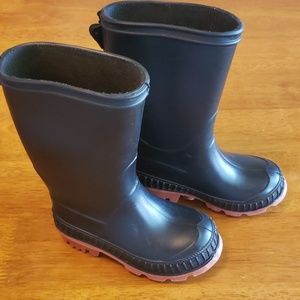 Toddler Boys Rubber, rain, mud, farm Boots, sz 6